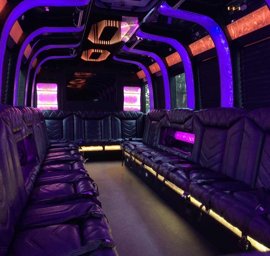 Hourly Limo or Party Bus Rental